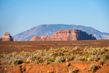 Desert, Death Valley. National Park, Arizona. Canyon desert panoramic view landscape.