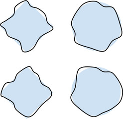 stylized diamond circle text box