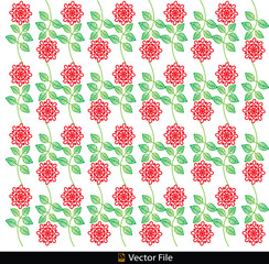 Seamless mandala islamic pattern. vintage elements