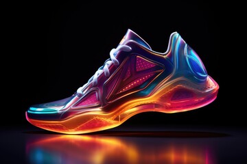 Hologram shoes and sports for fitness