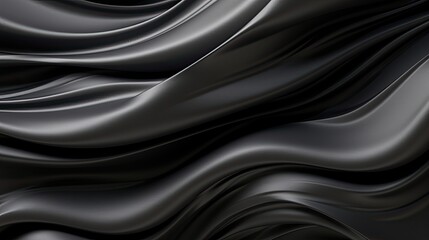 Fototapeta premium Smooth elegant silk, satin or latex fabric with wavy folds in full screen. Abstract elegant background for design. Delicate and elegant cloth. Illustration for banner, cover, advertising, marketing.