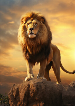 Majestic Lion: Symbol of True Leadership