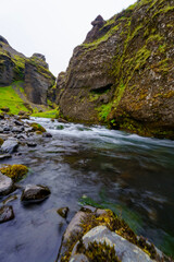 river in the mountains