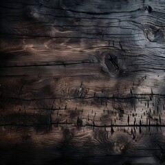 Close up of wood grain background with dark brown colors, in the style of post-apocalyptic backdrops