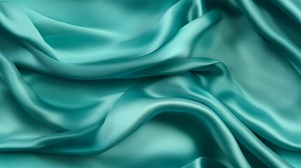 Obraz premium Celebrate with aquamarine. Silky waves and shine. Perfect for designs.