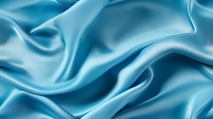 Obraz premium Waves of azure charm. Silky smooth and shimmering. A designer's delight.