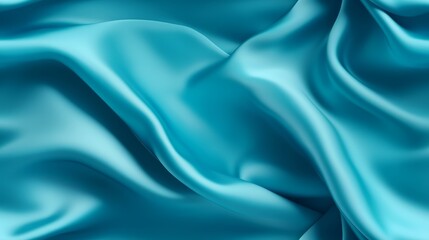 Obraz premium Azure satin dreamscape. Dive into luxury. Celebrate with style.