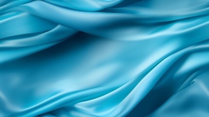 Fototapeta premium Azure satin dreams. Dive into luxury. Perfect for sophisticated occasions.