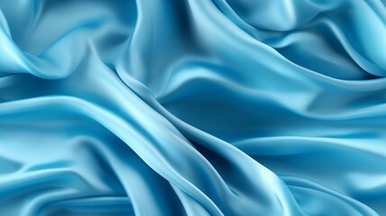 Obraz premium Waves of azure charm. Silky smooth and shimmering. A designer's delight.