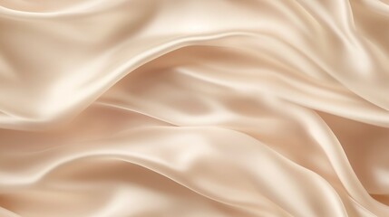 Beige elegance in fabric. Gentle waves and shine. Celebrate design with style. Perfect for luxury projects.