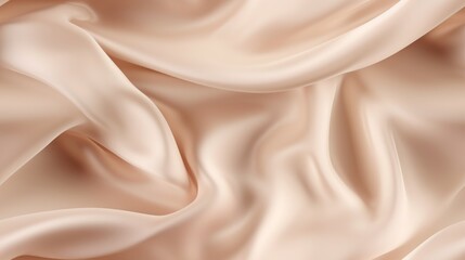 Obraz premium Waves of beige wonder. Silky smooth and shiny. A touch of class in designs. Dive into elegance.