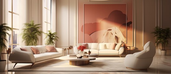illustration of a living room