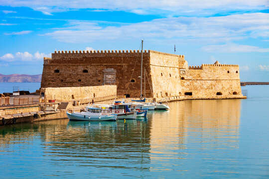 Koules Fortress in Heraklion city, Crete island, Greece