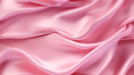 Pink tales in fabric. Waves of satin luxury. Celebrate design with tenderness. Perfect for elegant projects.