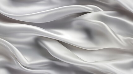 Platinum beauty in every fold. Waves of satin elegance. Perfect for grand occasions. A touch of the future.