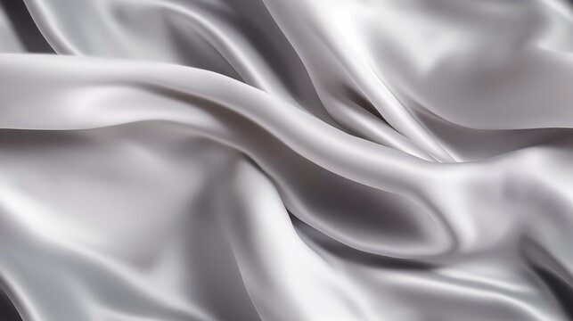 Satin dreams in lustrous platinum. Gentle waves on a reflective backdrop. A celebration of modern beauty. Perfect for designers.