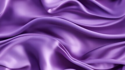 Obraz premium Purple satin allure. Regal waves. Elegance for design. Ideal for backgrounds.