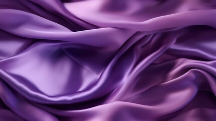 Obraz premium Purple fabric narratives. Gentle waves. Luxury with a touch of the monarch. Perfect for sophisticated designs.