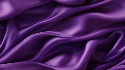 Fototapeta premium Celebrate with purple. Silky shiny waves. Elegance in designs. Ideal for premium projects.
