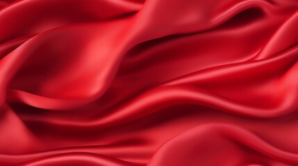 Obraz premium Red elegance. Soft wavy and shimmering. A touch of luxury. Ideal for opulent projects.