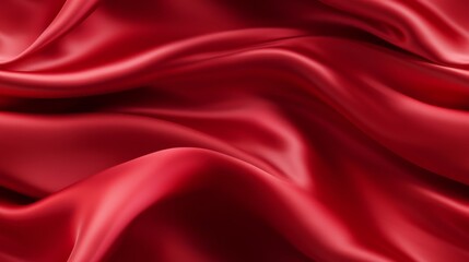 Waves of red elegance. Silky smooth. A designer's delight. Embrace the luxury.