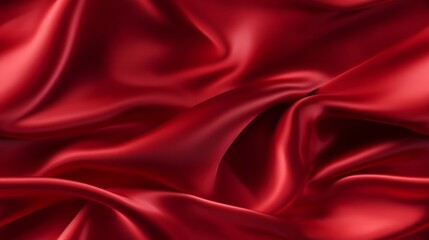 Obraz premium Glistening red. Gentle waves. A backdrop for occasions. Embrace the elegance.