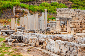 Perge ancient anatolian city, Antalya