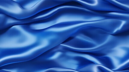 Royal blue satin elegance. Lustrous waves of beauty. Perfect for design masterpieces. A touch of the ocean.