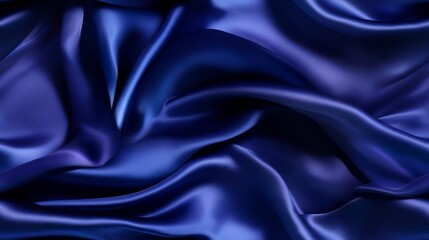 Fototapeta premium Waves of royal blue elegance. Silky smooth and deep. A designer's delight. Embrace the luxury.