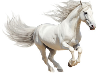 Obraz na płótnie Canvas Transparent: Mustang's Playful Frolic