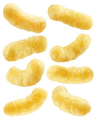 Corn Stick isolated on white background, full depth of field