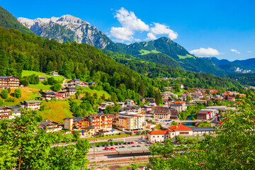 Berchtesgaden town in Bavaria region, Germany