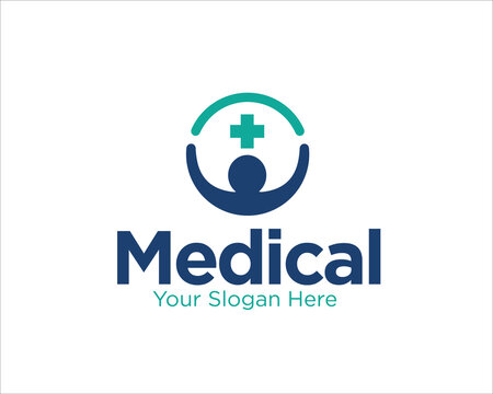 people medicare logo designs for health service and clinic logo