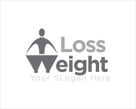 weight loss logo designs for health and clinic logo