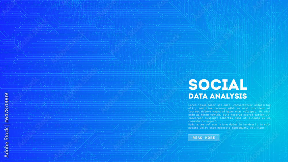 Poster Big Data cloud computing. Blockchain visualiztion. Social network information complexity.