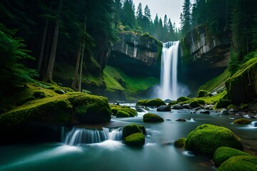 waterfall in the forest