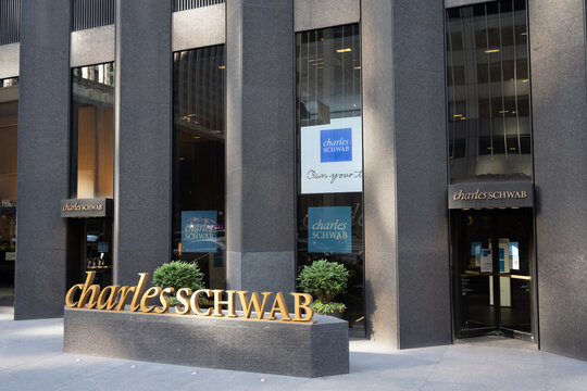 New York, NY, USA - June 4, 2022: Charles Schwab offices.