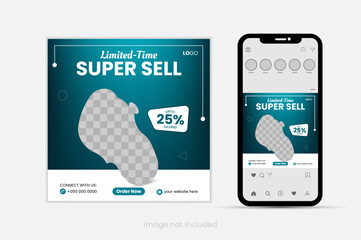 Watch social media post design