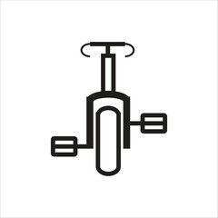 bycicle vector icon line template