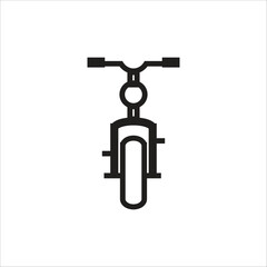 bycicle vector icon line template