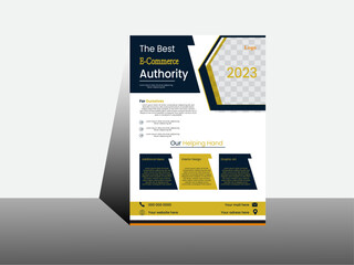 Professional Business Flyer Template With company logo.
