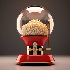 popcorn in a glass