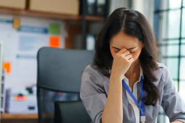 Financial Recession Struggles, stressed businessperson surrounded by declining charts and graphs, representing challenges faced by Finance People during economic downturns. Disappointment in Business