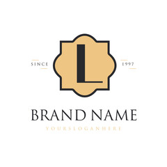 Luxury letter logo