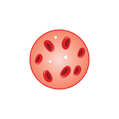 Leukopenia Concept Design. Vector Illustration.