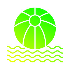 Obraz premium Beach Ball icon 