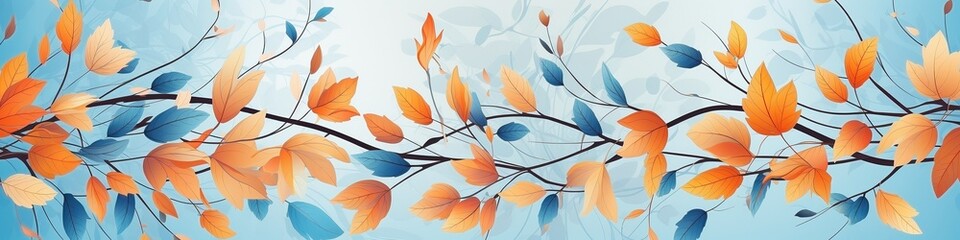Autumn Leaves Banner