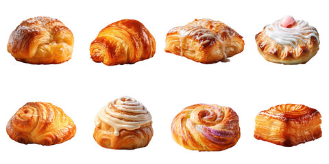 Png Set Pastry isolated on transparent background