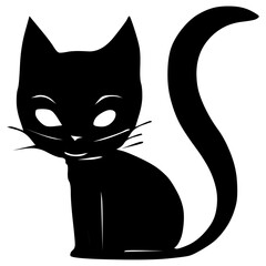 Black Cat Sticker