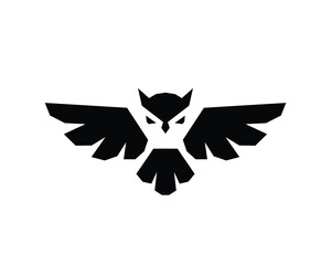 Owl symbol icon vector illustration